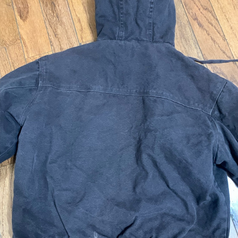 kids dark brown Hooded Jacket